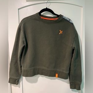 Orange Theory Crop Sweatshirt Small